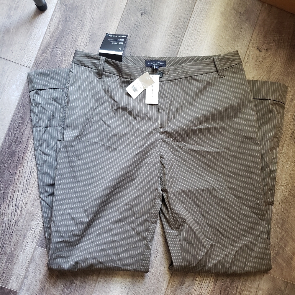 Banana republic martin fit pants nwt size 14